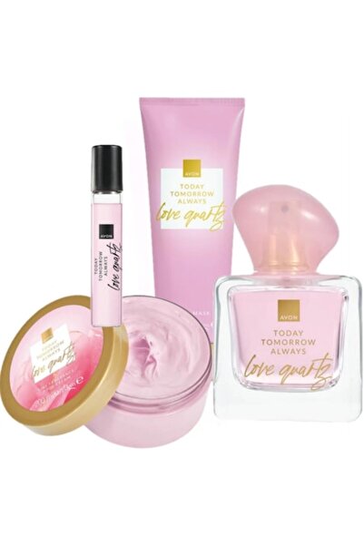 AVON Set of 4 TTA Quartz products, - Eau de parfum 50 ml, Face mask 75 ml, Bo...