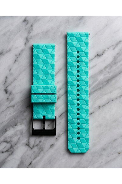 OEM Silicone Belt , turquoise, 22mm