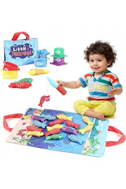Beauenty Montessori Toys for 1-3 Year Old Boy Girl Birthday Gift,Cloth Fishin...