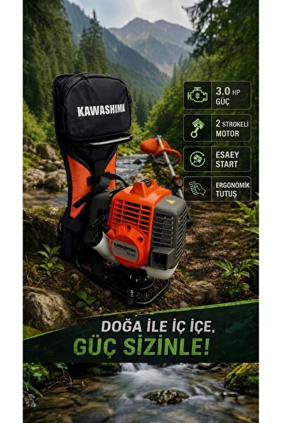 KAWASHIMA BG530 Profesyonel Sırt Tırpanı (Husqvarna Kasa) - 3.0 HP | Şengün M...