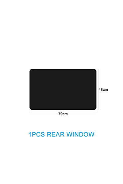 Choice1 1Pcs Rear Window Magnetic Car Sunshade - UV Protection & Heat Blockin...