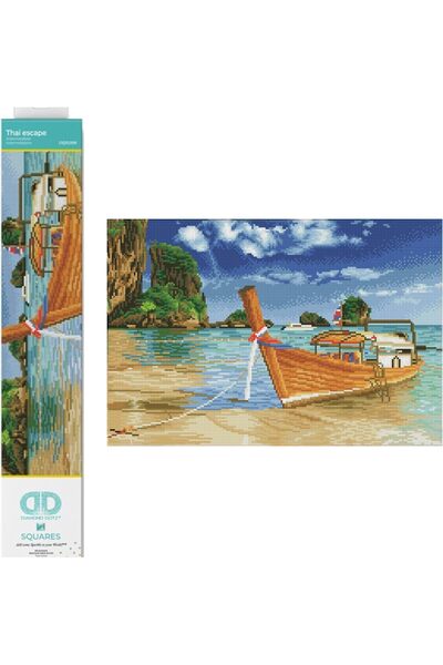 EleganTShoP Diamond Dotz 5D Yapışan Boncuk Mozaik Tablo 60*43 cm DQ10.006