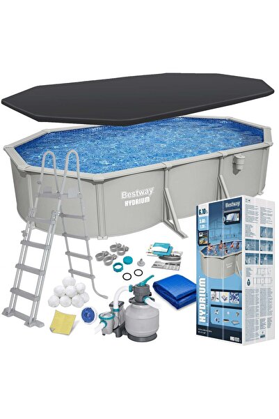 BESTWAY Piscină tip panou de grădină pentru tot anul, 610x366x122 cm, 13 în 1...