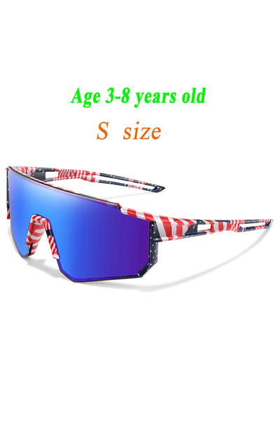 Choice14 DK6 3-14 Year Old Children Baseball Sunglasses Kids Boys Girls M Siz...