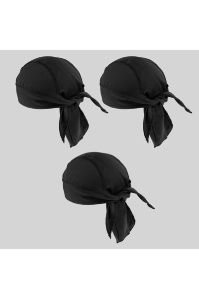 Choice8 قبعة قرصان سوداء × 3 قطع من ماركة Musion Balaclava للركوب، مصنوعة من ...