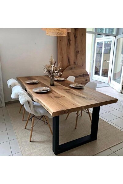 BRK Design BA AHŞAP Mutfak Masası Yemek Masası Balkon Masası Ahşap KARE ayak ...