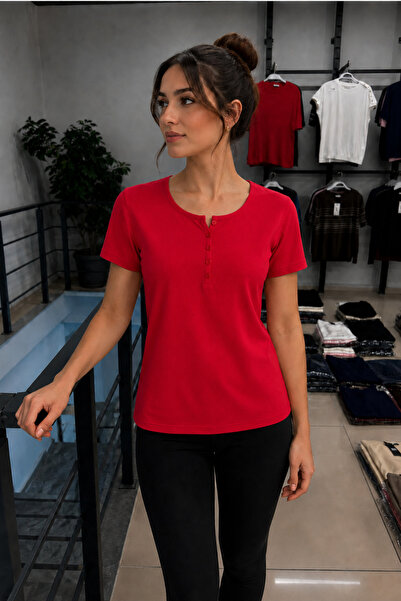 QYA Clothing Basic 100% Cotton Loose Fit T-Shirt