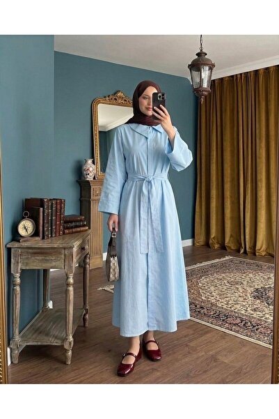 EMMAS CLOTHİNG فستان بوبلين طويل للنساء