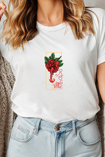 Sarah's Boutique Women's T-shirt – 100% cotton – Rose Wine