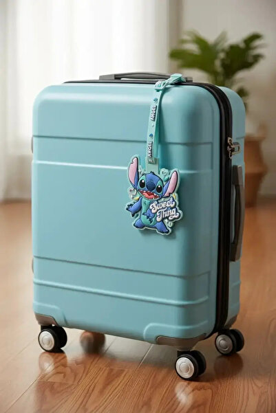 Miniso Disney Lilo ve Stitch Lisanslı Bagaj Etiketi – Bavul İçin Dayanıklı PV...