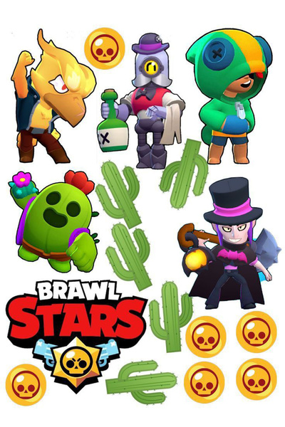 Buki'nin Atölyesi Αυτοκόλλητο Brawl Stars για Τηλέφωνο, Λάπτοπ, Νότμπουκ, Τάμ...