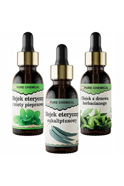 CHOSA Set Uleiuri Esențiale, Pure , 3x30ml, pentru Aromaterapie, Răceală, , G...