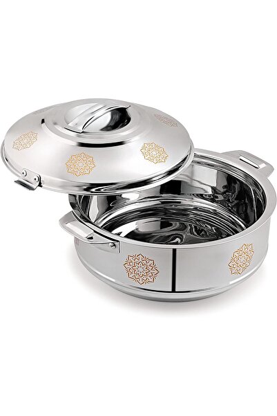 ACCESS Stainless Steel Hot Food Storage Pot, 5000 ml, Multi-color, Maxxmee Mo...