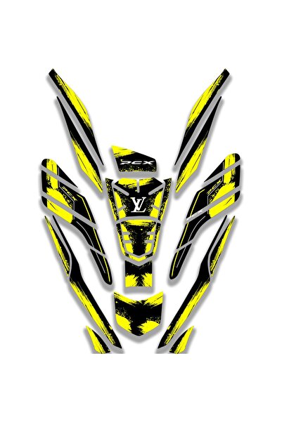 Honda PCX UYUMLU TANK PAD FULL SET 2021-2024