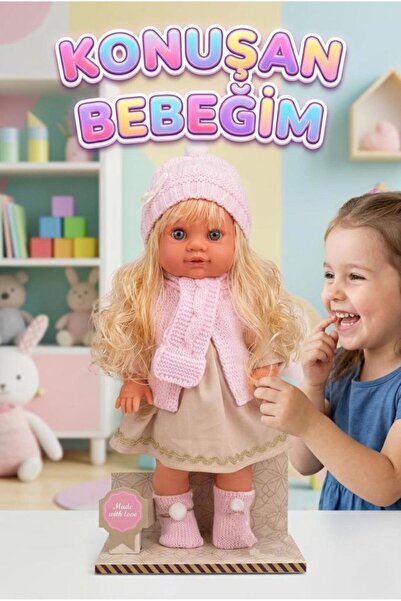 Tıfıl Toys Lucia Girl Konuşan 35 cm - Etkileşimli Kolları Bacakları ve Kafası...