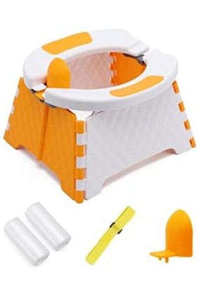 Arabest Toddler Portable Potty Training Seat,Foldable,60 Disposable Bags,for ...
