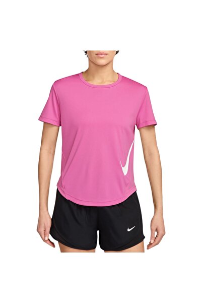 Nike Tricou de alergare pentru femei Tempo Swoosh Dri-Fit FW 2025 - Roz - S