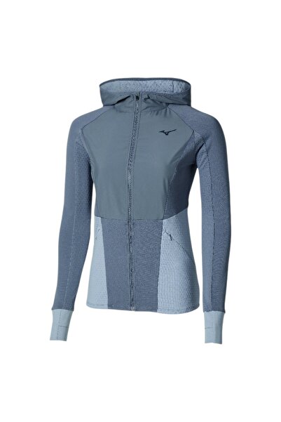 MIZUNO Geacă de alergare pentru femei Active Warm Hybrid FW 2025-Grey-S