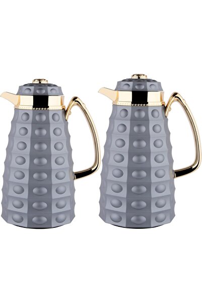 Generic Insulated coffee and tea pot from Al Saif, Color: Pearl Dark Smoky Gr...