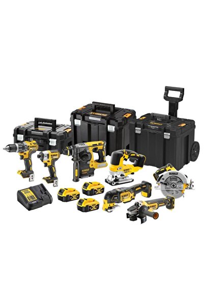 Dewalt DCK755P3T 18V XR Безчетков комплект от 7 инструмента, 3 броя 5Ah батер...