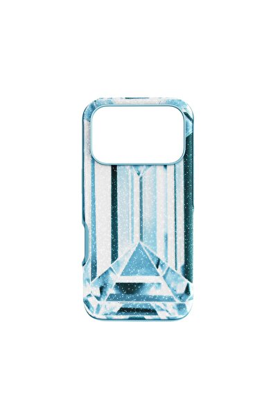 Swarovski High Akıllı Telefon Kılıfı, Kristal etkisi, iPhone® 17 Pro, Mavi
