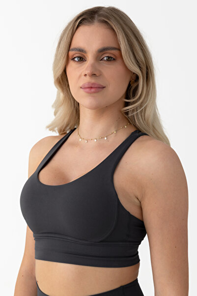 2SKIN Bustieră Sport Damă cu Susținere Ridicată pentru Fitness, Running și Yo...