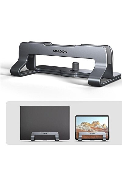 Axagon Stand notebook STND-VG, ajustabil, compatibiliate 10" - 17.3", Gri