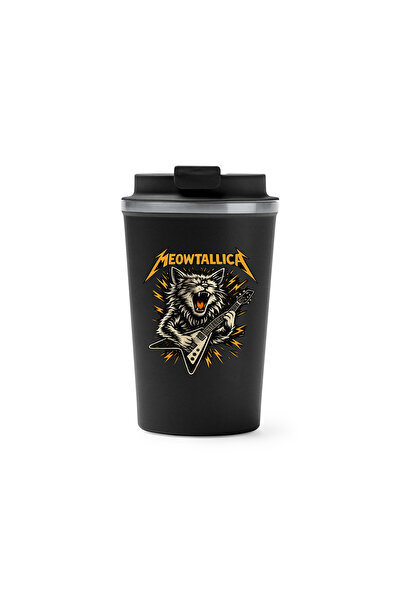 Cu Pisici Cana termos cafea-Meowtallica