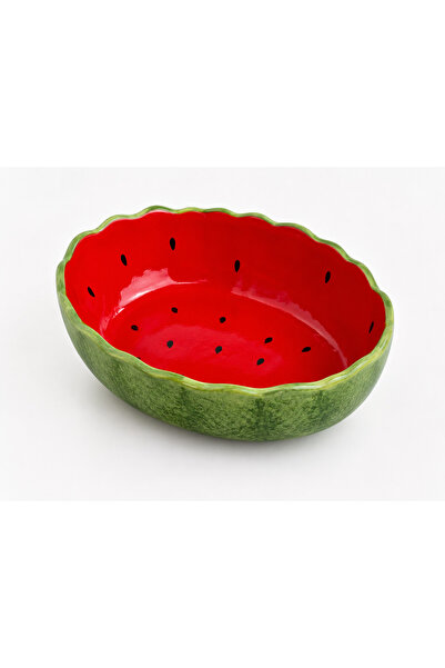 OEM Bol Decorativ din Ceramică Model Pepene Verde 3L