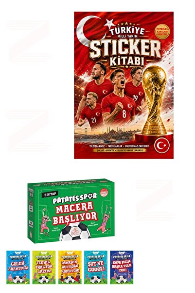 Nesil Çocuk Yayınları Patates Spor-Macera Başlıyor-5 Kitap-Türkiye Milli Takı...