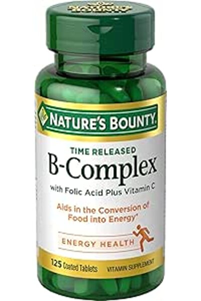 Natures Bountyy إن بي بي-كومبلكس (حمض الفوليك + فيتامين سي) 125 قرص # 5305