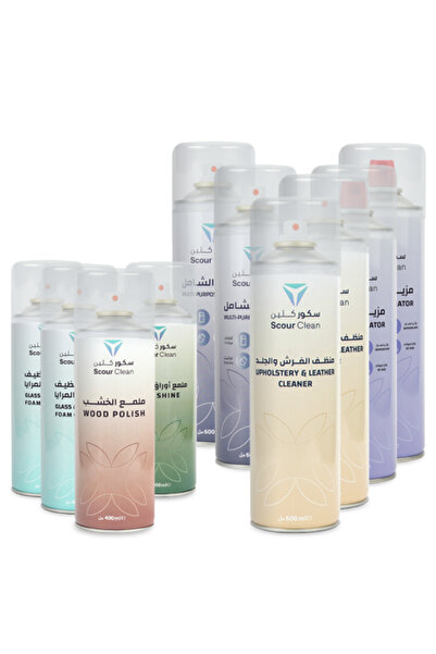 scourclean عبوة سكور كلين 10 عبوات