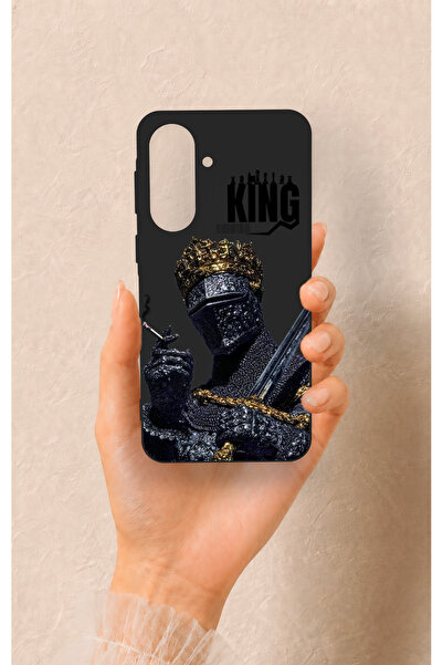 Vip Case Samsung A57 Uyumlu King Desenli Silikon Kılıf
