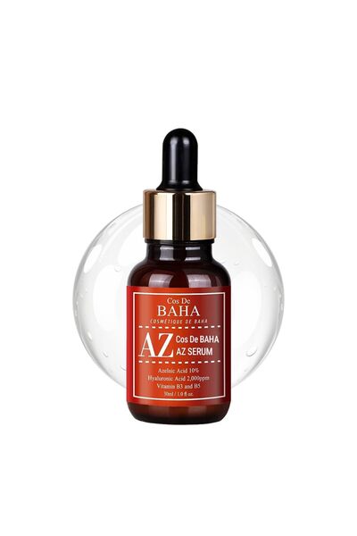 Cos De Baha Premium Azelaic Acid 10% Serum 1 Fl Oz – Niacinamide & Panthenol ...