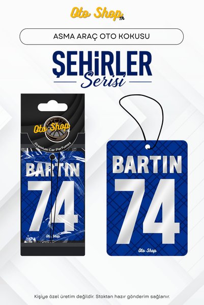 OTOSHOPTR BARTIN 74 Şehir Kokuları Serisi Oto Araç Kokusu