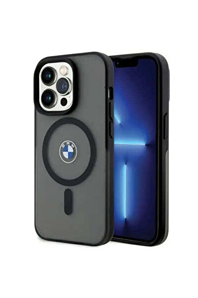 BMW Husă IML Signature MagSafe pentru iPhone 15 Pro, negru