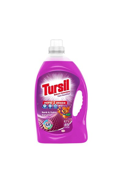 Tursil Bakım Deterjanı Tüm Renkliler 2.7L 3'lü Set + Mikrofiber Bez Hediyeli