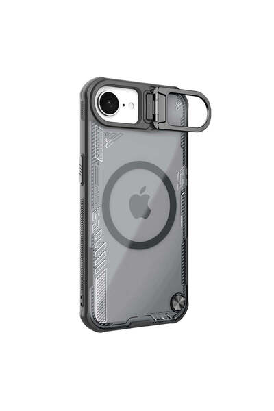 Nillkin Carcasă magnetică Iceblade Prop cu suport pentru iPhone 16e - negru