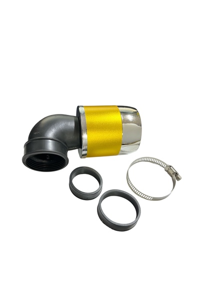 MOTORKİT MK MOTOSİKLET PERFORMANSLI AÇIK HAVA FİLTRESİ MODİFİYE GOLD [SARI] 3...