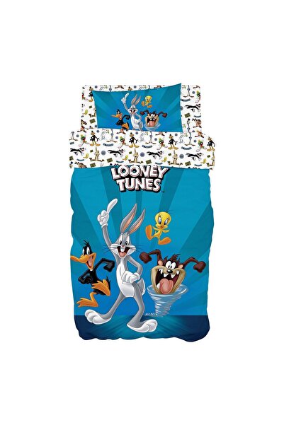 Beauty Home Σετ παπλωματοθήκη μονή Art 6188 Looney Tunes 165x250 Μπλε