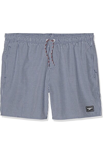 SPEEDO شورت سباحة مخطط مريح للرجال