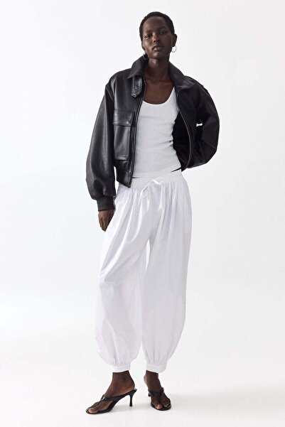 H&M Cotton balloon trousers
