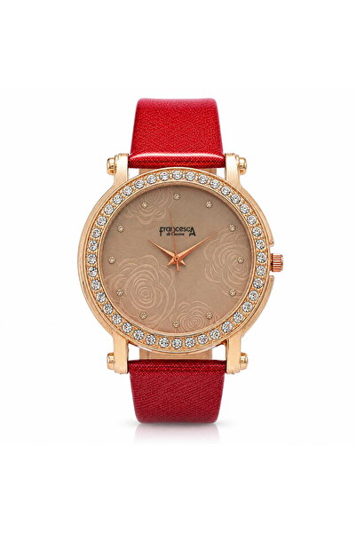 Watch Ceas dama, Casual, Francesca di Geneva, Rosu, FF268