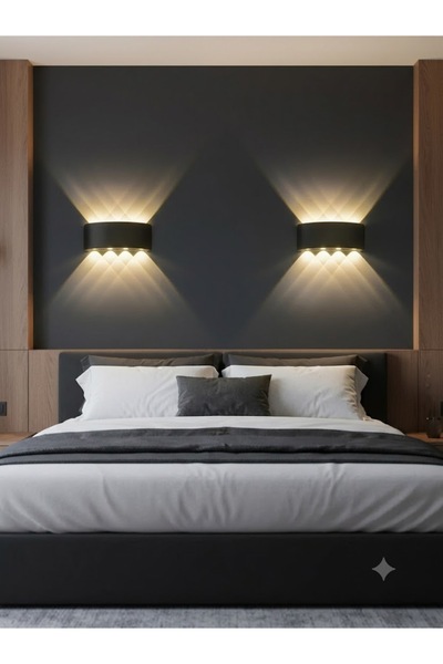 ACK إضاءة LED سوداء اللون من نوع HAITI IP54 3000K 8*1W / SMD CHIP بعمر استخدا...