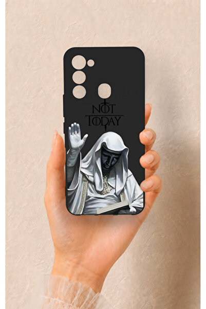 Vip Case Tecno Spark 8C Uyumlu Not Today Desenli Silikon Kılıf