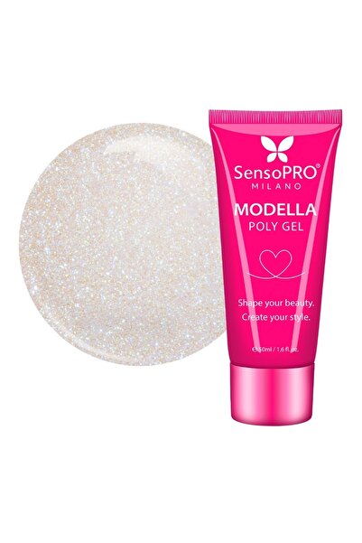 SensoPRO Milano Polygel MODELLA - Crystal Haze, 50ml