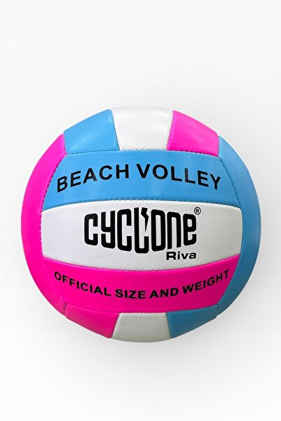ED KIRTASİYE Cyclone Riva Beach Volley Dikişli Voleybol Topu No:5