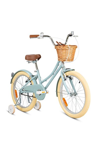 RİZZ Bicicleta cu roti ajutatoare si cos, Jr, 20 inch, Gri