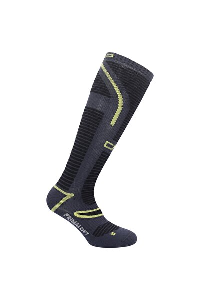 CMP Șosete de schi Primaloft-Negru/Lime-43-45