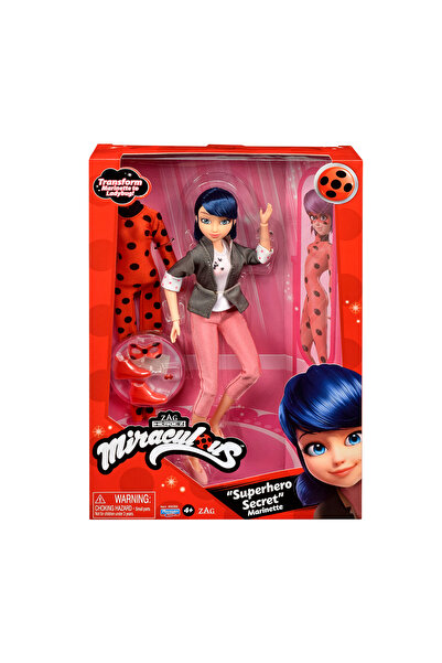 Miraculous Papusa Miraculous, Transform Marinette to Ladybug, Zag Heroez, 30 cm